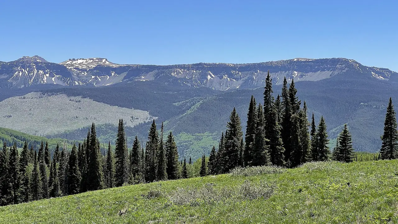 The Flat Tops from Ripple Creek Overlook, Colorado